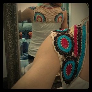 Lightweight Fun in the Sun bright with knit design